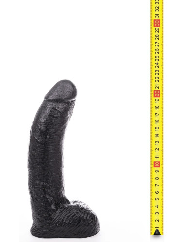 Gode Georges Hung System 19 x 5.3 cm Noir 
