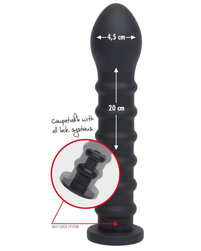 Gode Easy-Lock Ribbed 19 x 4cm 