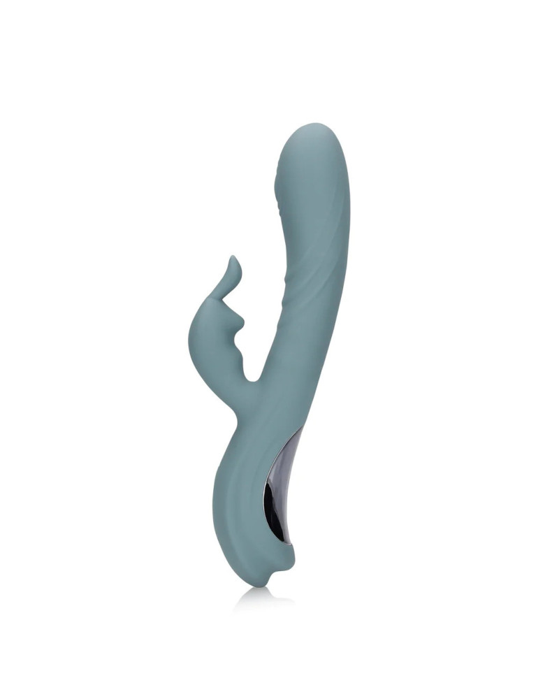 Vibro Rabbit Fingering Motion 23 cm Gris 