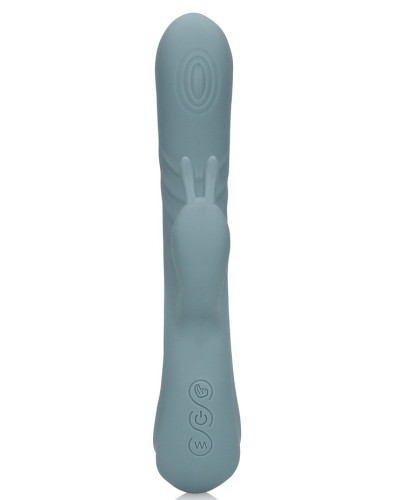 Vibro Rabbit Fingering Motion 23 cm Gris 