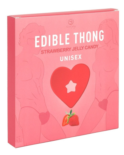 String Comestible Fraise Champagne 36g 