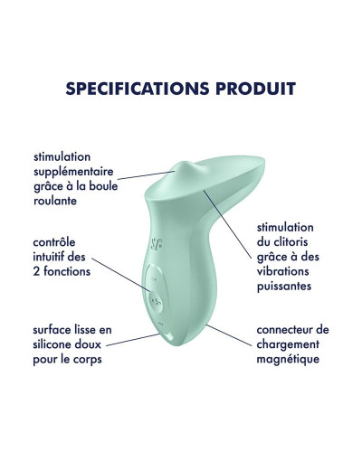 Stimulateur de Clitoris Exciterrr Menthe 