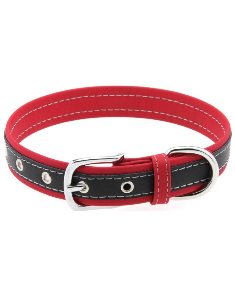 Collier Bicolore Simili Contrasted Rouge 