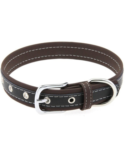 Collier Bicolore Simili Contrasted Marron 