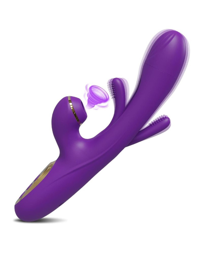 Vibro Rabbit Clitsuck 13 x 3.6cm Violet 