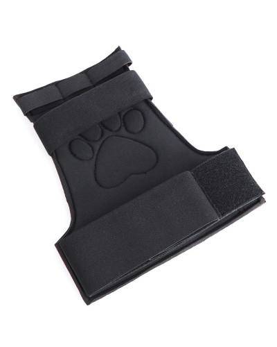 Gants Puppy Dog Paw Noir-Rouge 