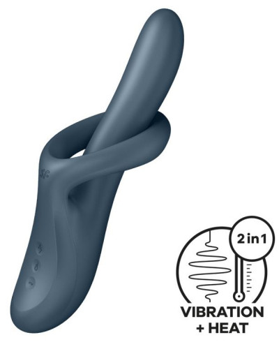 Vibro Rabbit Heat Flex 4 Gris 