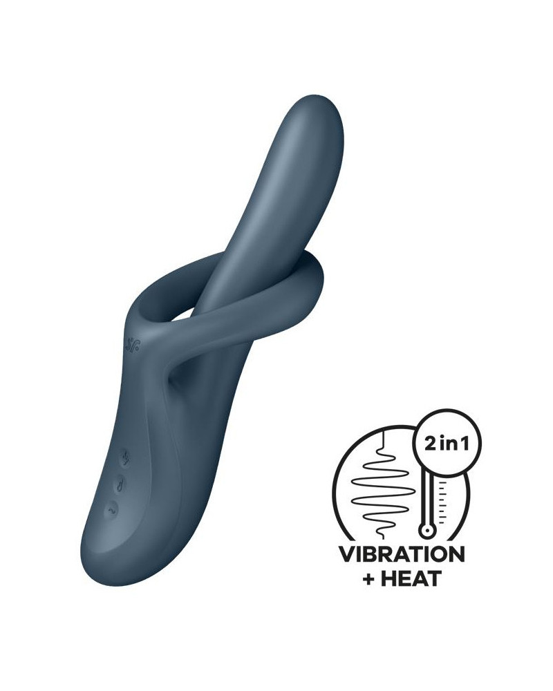 Vibro Rabbit Heat Flex 4 Gris 