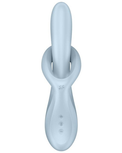 Vibro Rabbit Heat Flex 4 Bleu 