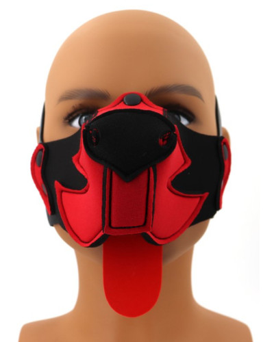 Museau Puppy Muz Noir-Rouge 