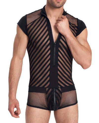 Body sexy PLAYSUIT Noir  Couleur principale:Noir
