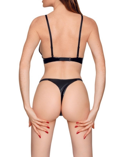 Ensemble VINYL BRA Noir  Couleur principale:Noir