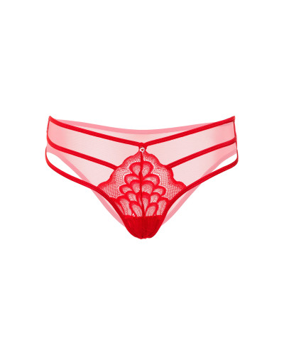 String Lace Straps Rouge  Couleur principale:Rouge
