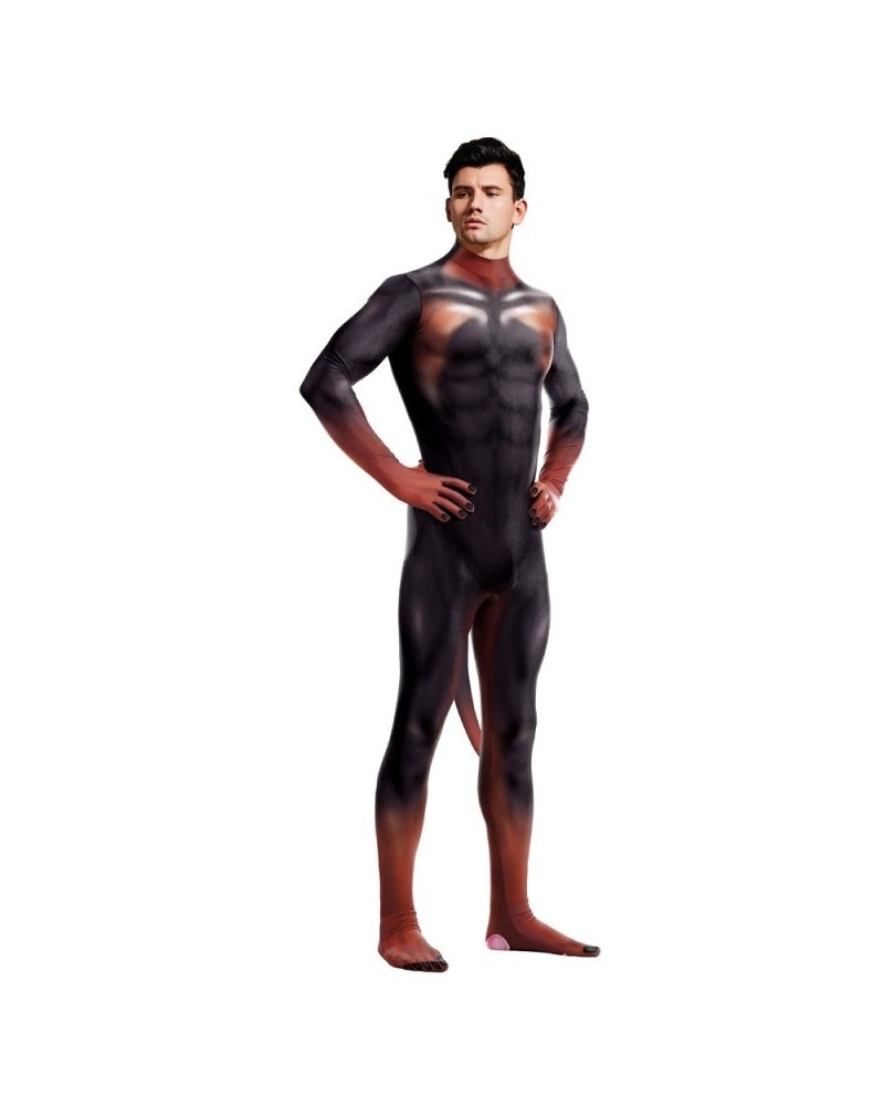 Combinaison Cosplay Doberman Noire et Feu  Couleur principale:Noir
