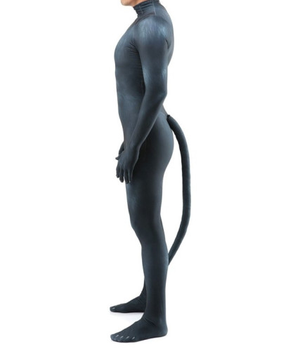 Combinaison Cosplay Dog Gris bleu  Couleur principale:Gris Couleur secondaire:Bleu