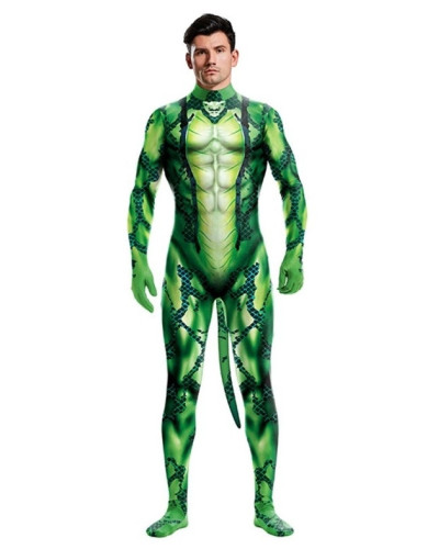 Combinaison Cosplay Grenouille Frogman Vert  Couleur principale:Vert