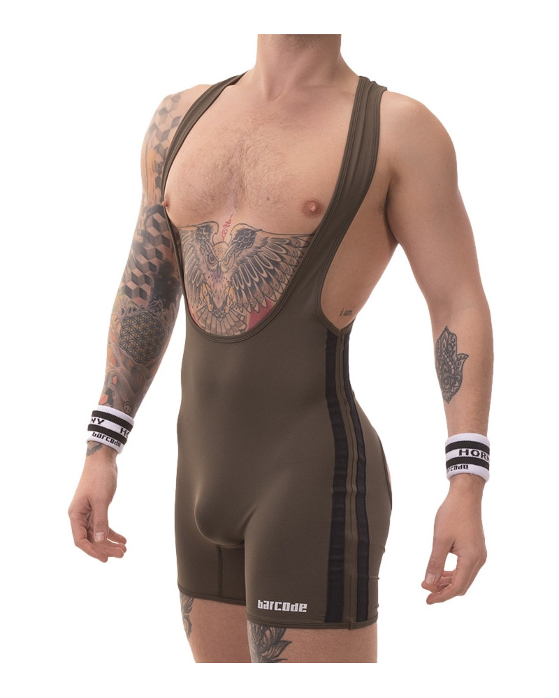 Body Backless Dastin Kaki  Couleur principale:Marron