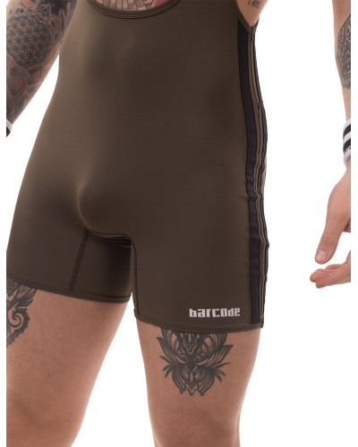 Body Backless Dastin Kaki  Couleur principale:Marron