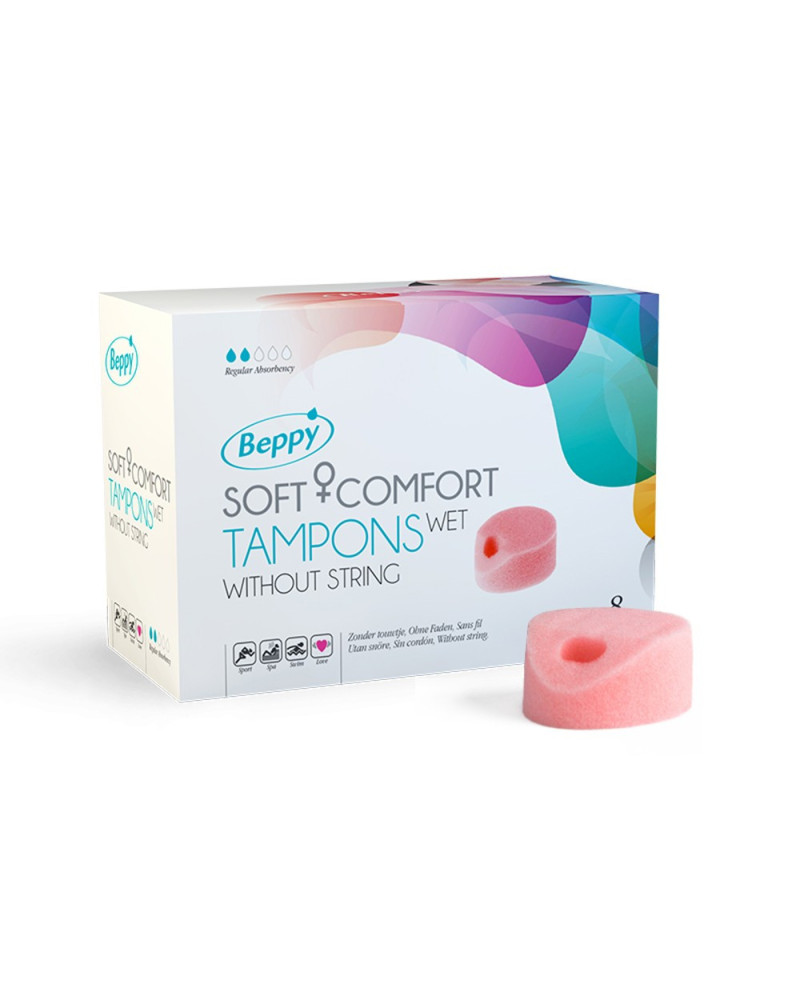 Beppy - Wet Tampons - Boite de 8 