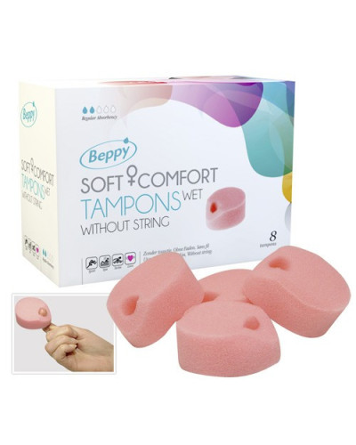 Beppy - Wet Tampons - Boite de 8 