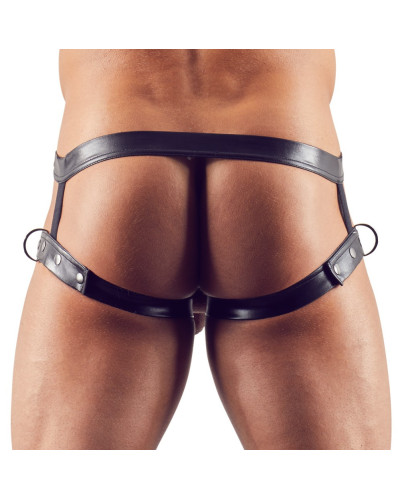 Jockstrap Effet Harnais Noir 