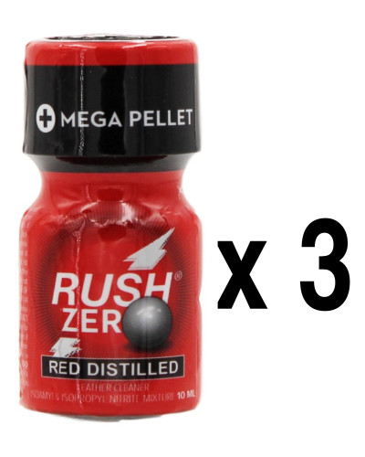 RUSH ZERO Red Distilled 10ml x3 