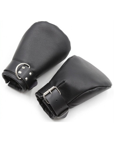 Mitaines Dog Paw en simili 