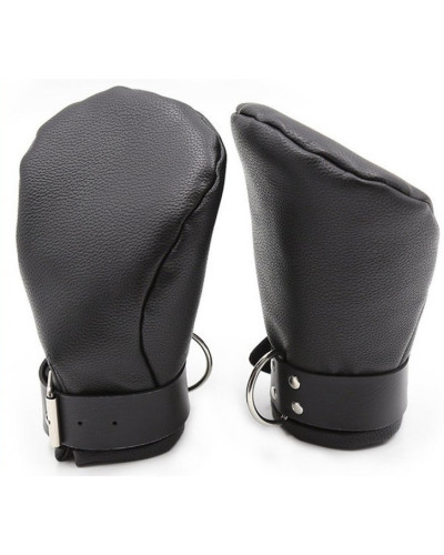 Mitaines Dog Paw en simili 