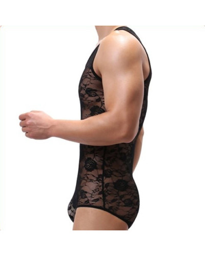 Combi Dentelle TEDDY Noir 