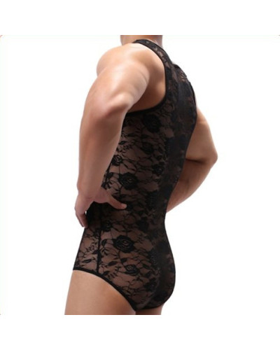 Combi Dentelle TEDDY Noir 