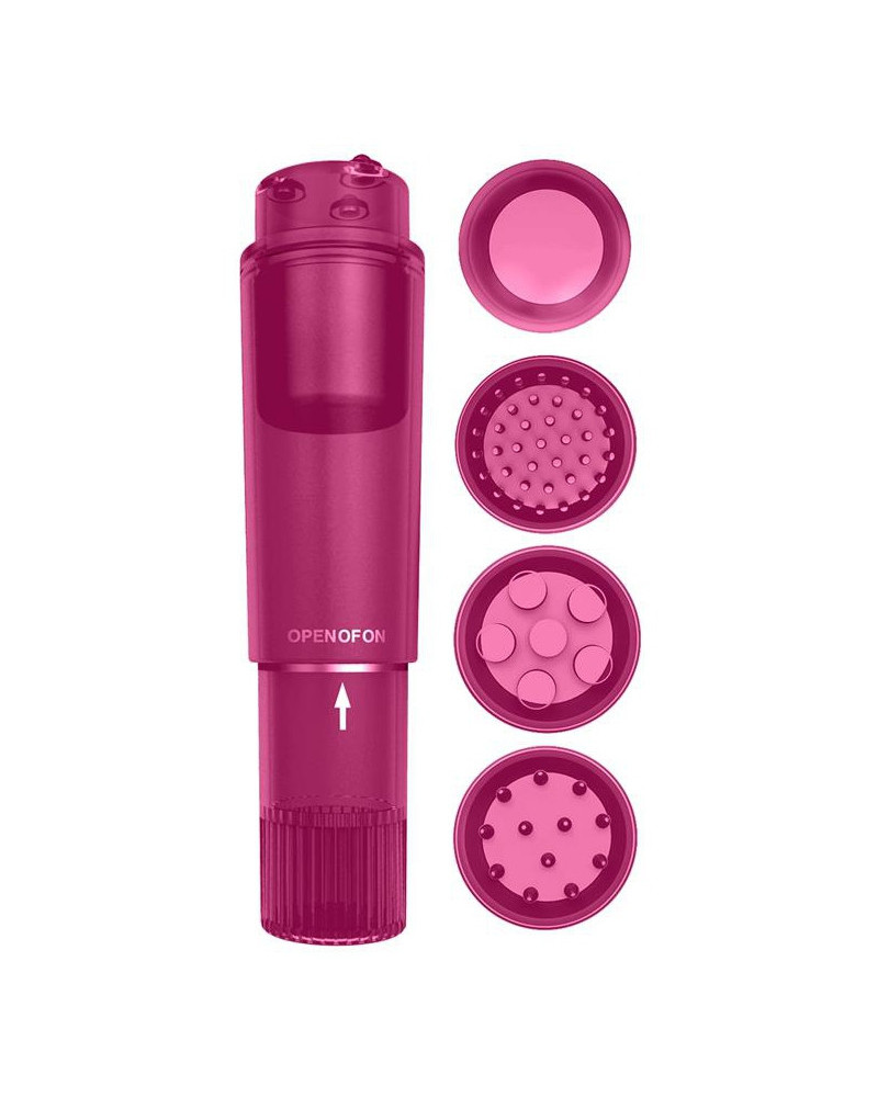 Stimulateur vibrant 4 Têtes Heady Violet 