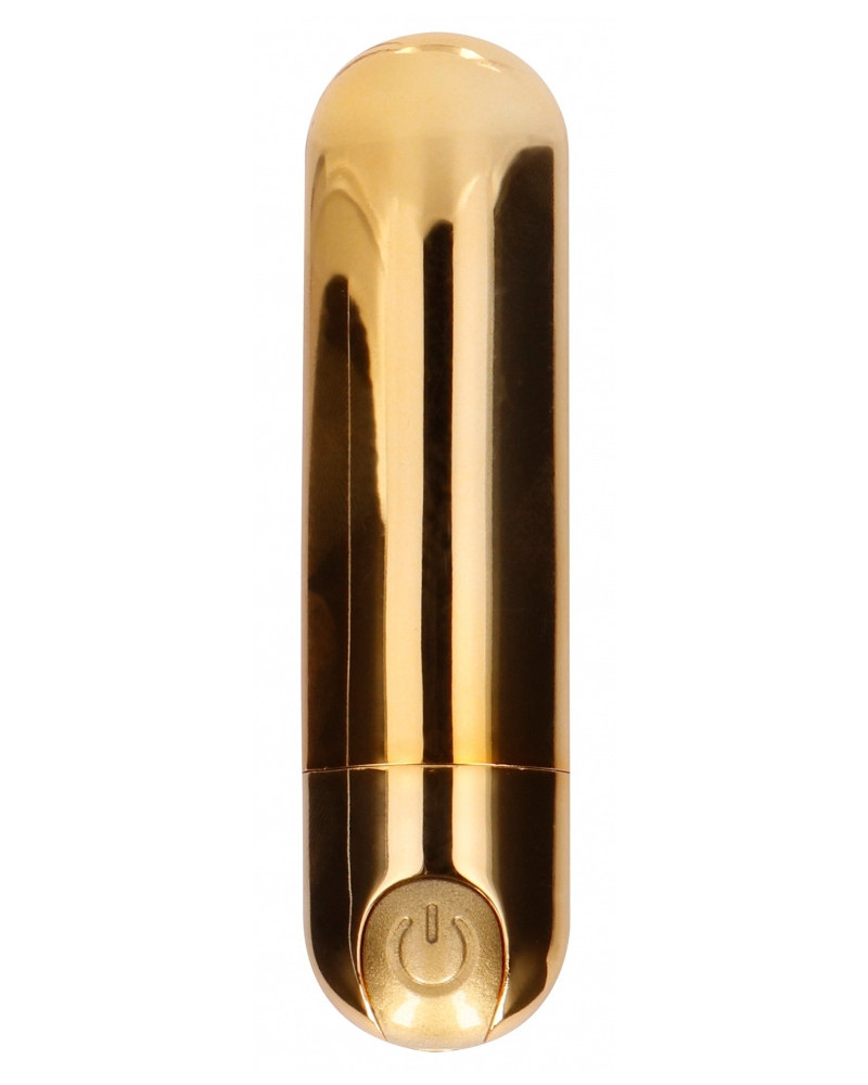 Mini Vibro Bullet Up 7.7 x 2cm Doré 