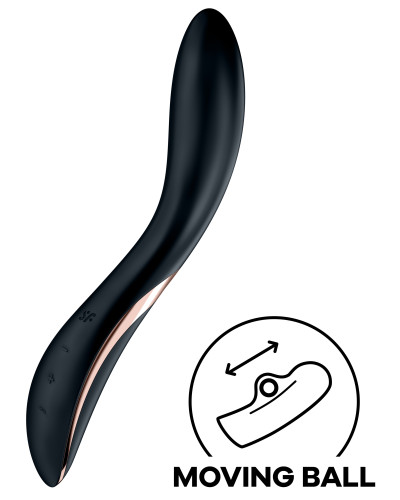 Stimulateur de point G Rrrolling Explosion 22cm Noir 