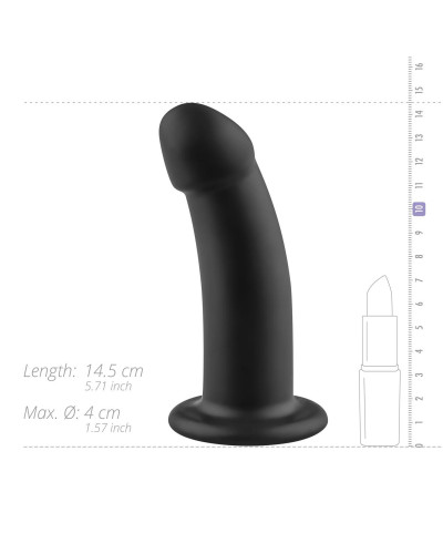 Gode Charlie 13 x 4cm Noir 