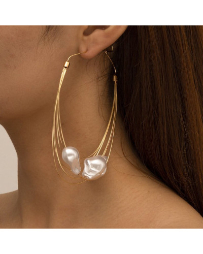 Boucles d'oreille Gold Ear 10cm 