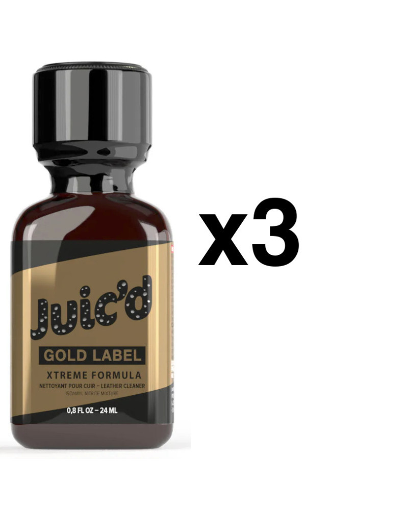 JUIC'D GOLD LABEL 24ml x3 