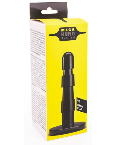 Embout Mega Strap On Insert Hung System Noir 