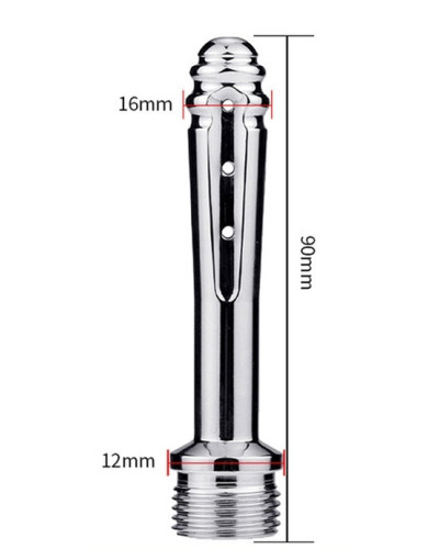 Embout de lavement en métal Fozz S 7 x 1.5cm 