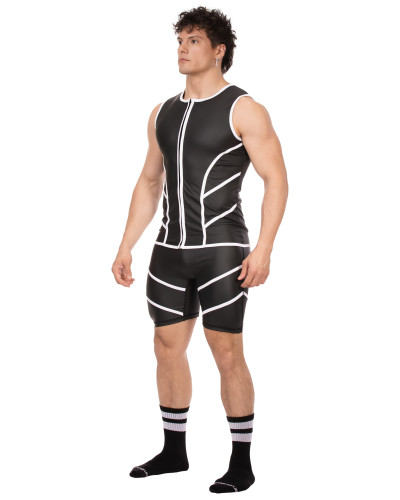 Veste sans manche Robin Noir-Blanc 