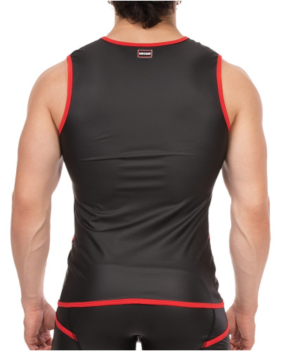 Veste sans manche Robin Noir-Rouge 
