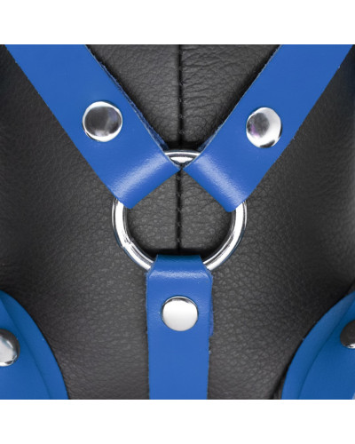 Ours en cuir Bendy The Bdsm Teddy Bear Bleu 