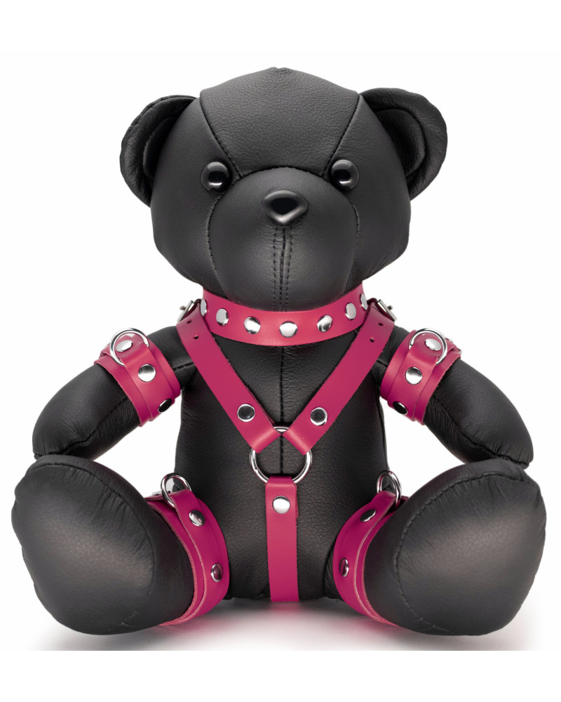 Ours en cuir Bendy The Bdsm Teddy Bear Rose 