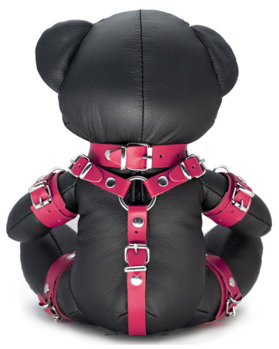 Ours en cuir Bendy The Bdsm Teddy Bear Rose 