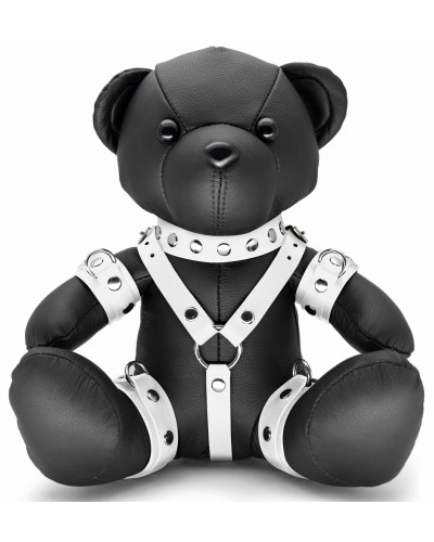 Ours en cuir Bendy The Bdsm Teddy Bear Blanc 