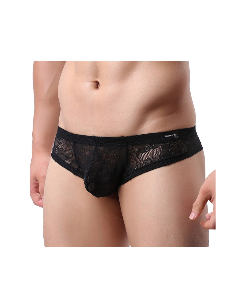String en dentelle VERY LOW Noir 