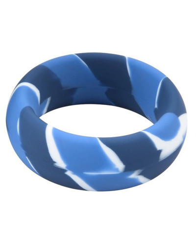 Pack 3 Cockrings Silimix Bleus 