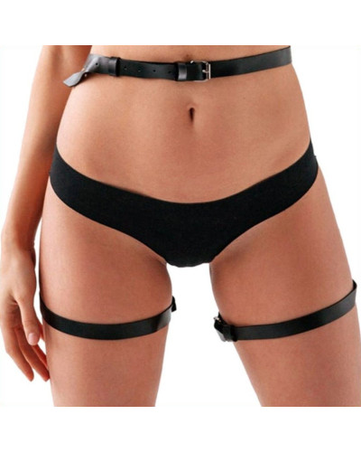 Harnais Cuisses Fesses BUTTERFLY Noir 