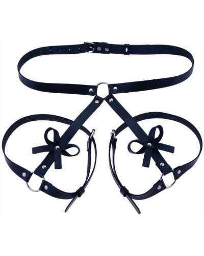 Harnais Cuisses Fesses BUTTERFLY Noir 