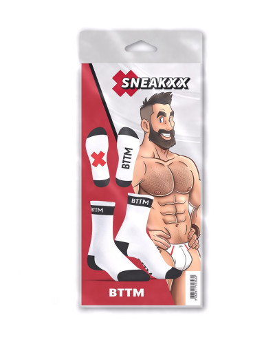 Chaussettes blanches Bttm SneakXX 