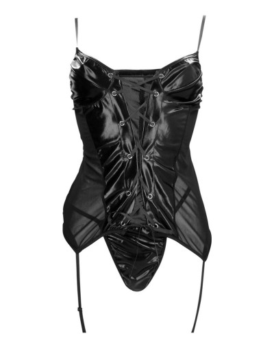 Costume de Policière sexy Police S/M Noir 